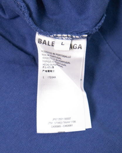 T-shirt Balenciaga bleu