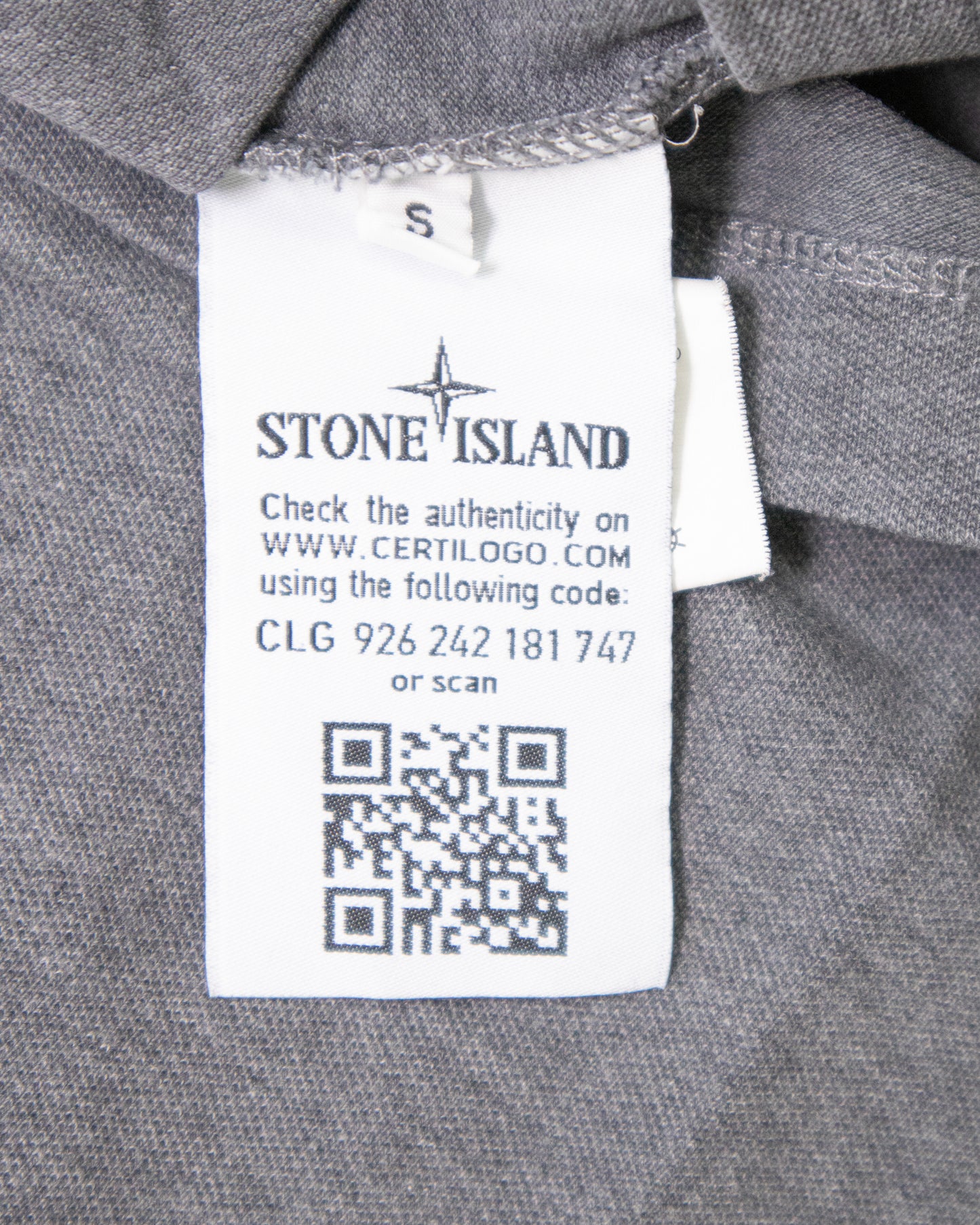 Polo Stone Island gris