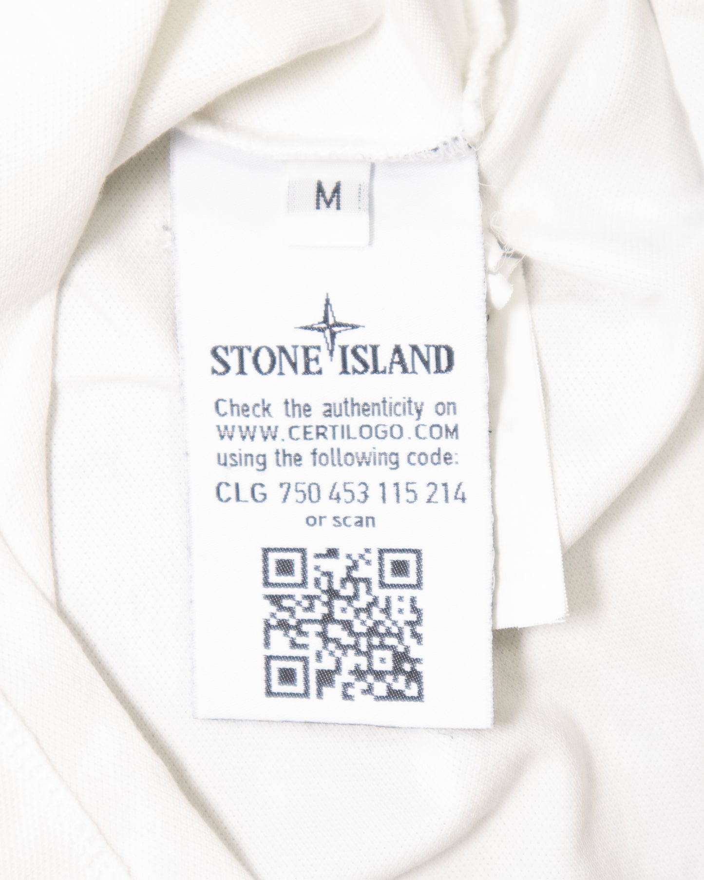 Polo Stone Island blanc