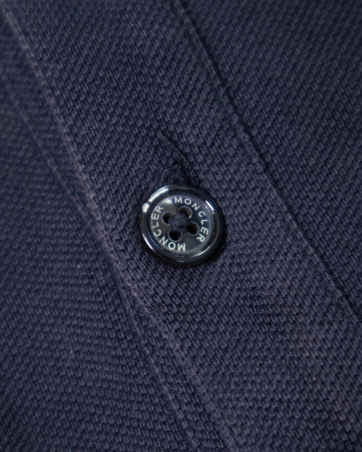 Polo Moncler bleu marine