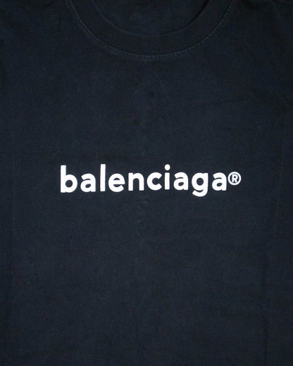T-shirt Balenciaga noir