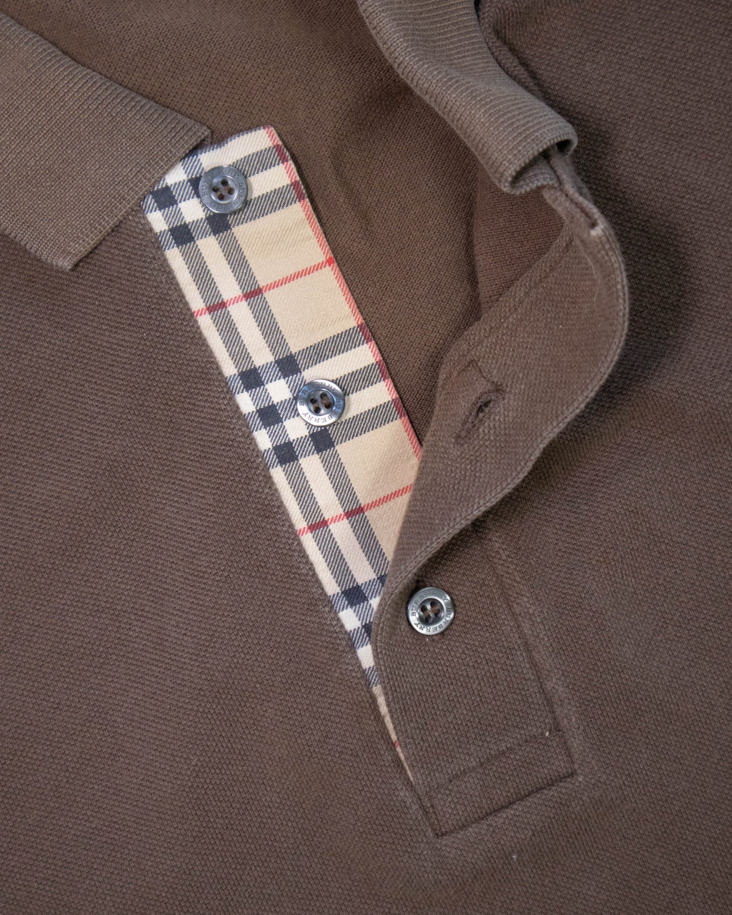 Polo Burberry marron